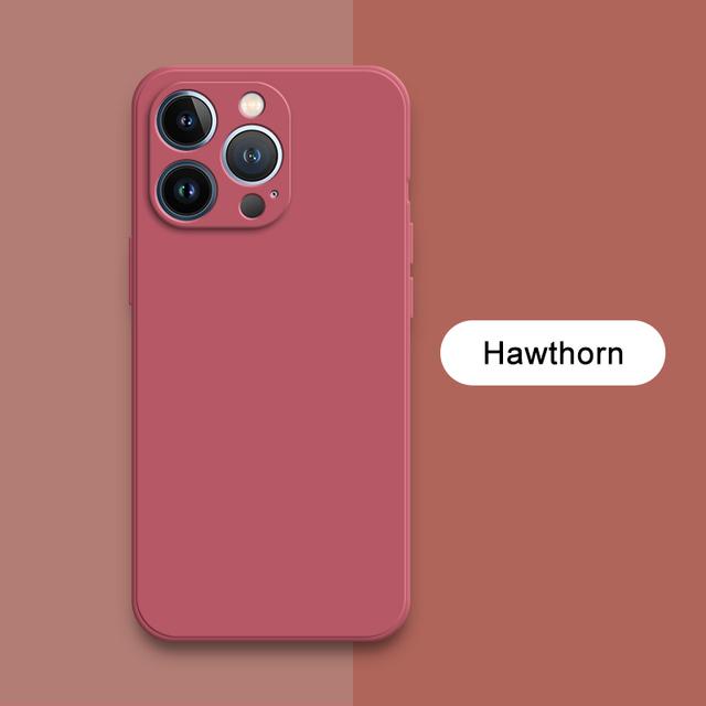 Fashion Square Liquid Silicone Cases With Inset Cloth for iPhone 11 12 13 14 15 16 Pro Max Plus Mini Covers iPhone X XR XS MAX 7 8 6 6s