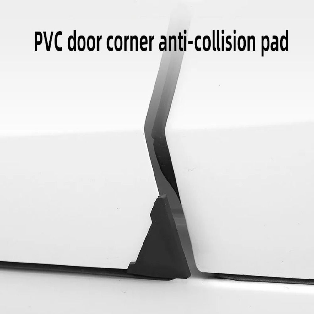 4PCS Black Car Door Corner Covers Anti-Scratch Car Exterior Parts New Auto Car Door Bumper