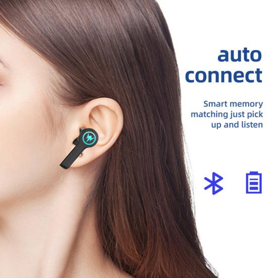 L10 LED Battery Display Bluetooth-compatible 5.1 Headset True Wireless Stereo Waterproof Earphone with Mic