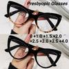 High-Definition Anti Blue Light Reading Glasses New Retro Cat-Eye Ultra-Lightweight And Comfortable Presbyopia Eyewear