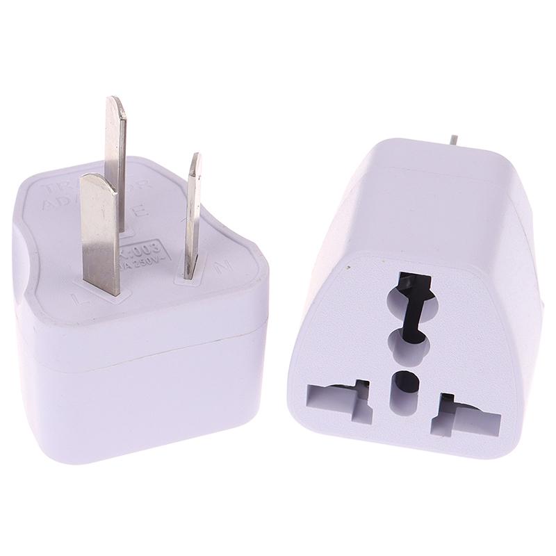 Universal Travel Power Plug Adapter Usa Eu Euro Asia To Au Australian 3 Pin