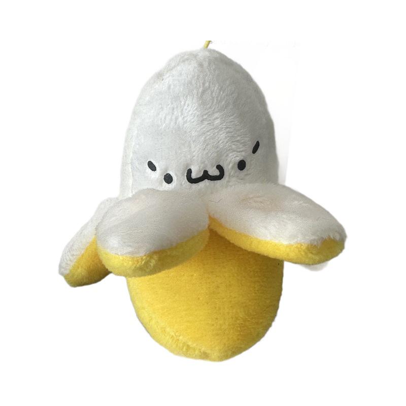 Adorable Plush Peeled Banana Pendant Doll – Perfect Accessory or Bestie Gift