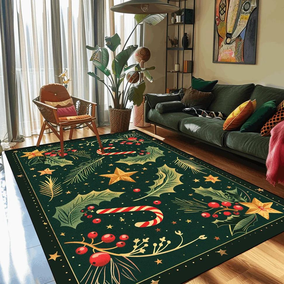 Счастливого Рождества, приветственные коврики для дверей, рождественский декор для дома, большой ковер, кухонный коврик, индивидуальные ковры для гостиной, спальни, напольные коврики