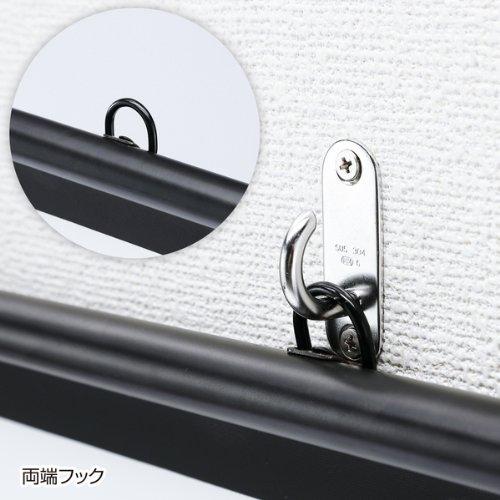 Sanwa Supply PRS-KB80 Wall-Mounted Projector Screen (4:3) 80-inch Equivalent