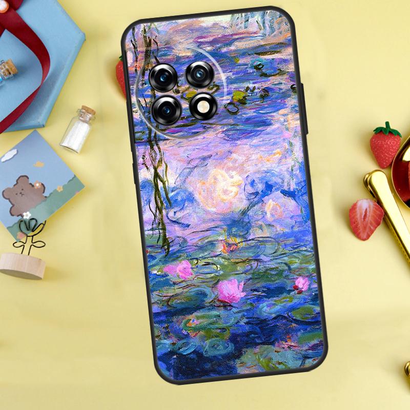 Claude Monet Painting Case For OnePlus 13T 13R 12 12R 15 13 11 10 10T 8T Nord 5 CE 2 3 4 Lite Nord N20 N30 Cover