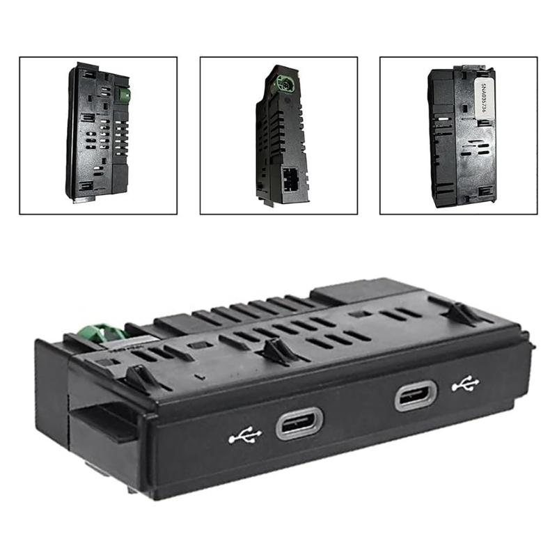 Замена USB-разъема Type-C Легкая установка Автомобильный USB-адаптер Type-C Передний Задний для MK2 5NA035736