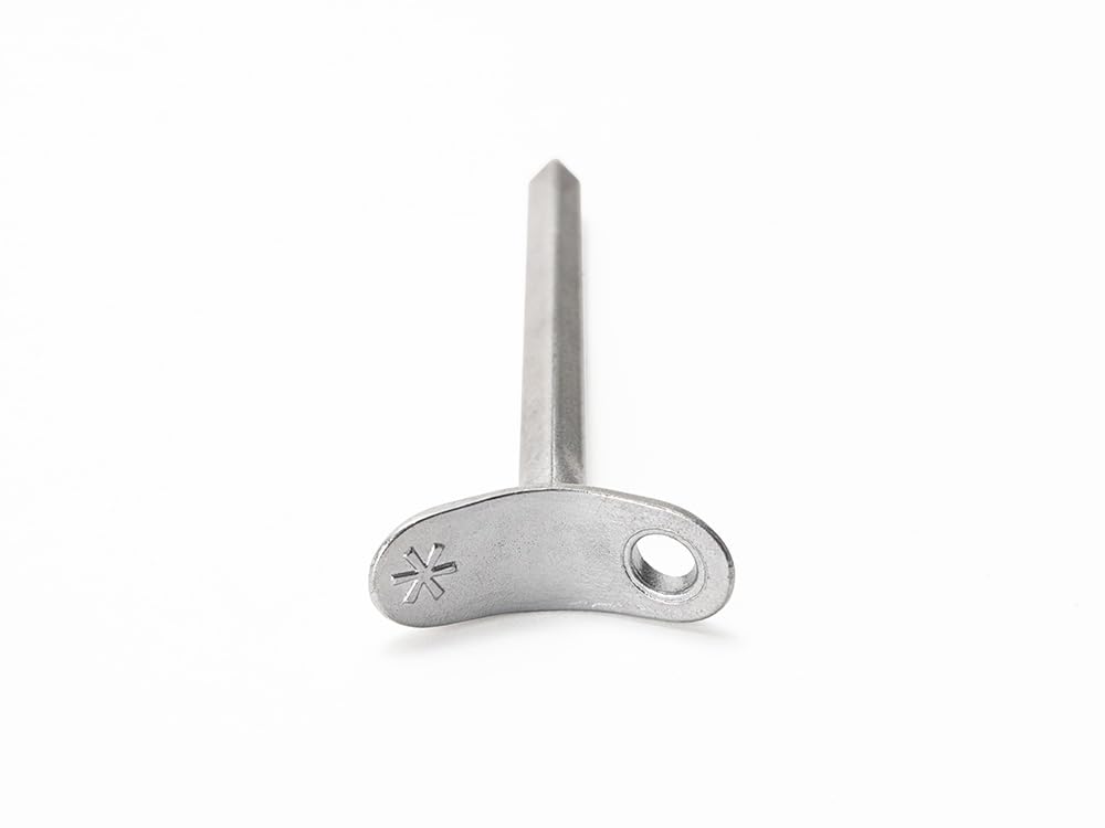 Snow Peak Aluminum Finger Pegs, Set of 10, R-130, for Tents, Camping, and Outdoors