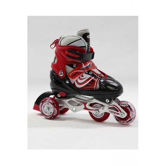 Розовый регулируемый 2 2 освещенный металлический тренировочный шлем для катания на коньках с коленом