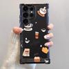 Чехол для телефона с рисунком "Кофе и послеобеденный чай" для Samsung Galaxy S26 S25 S24 S23 S22 Ultra Plus S21 FE Электролитическое покрытие Задняя крышка