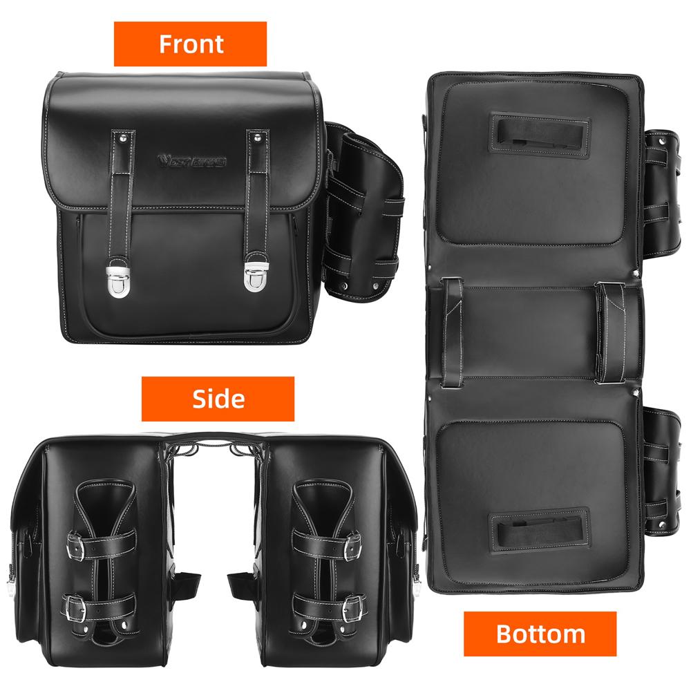 Кожаная сумка на заднее сиденье велосипеда в стиле ретро, ​​большая вместительная сумка на заднее сиденье велосипеда, универсальные сумки для велосипедных сидений