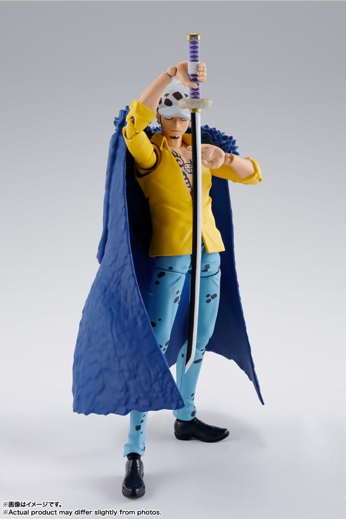 TAMASHII NATIONS ONE PIECE Trafalgar Law Onigashima Invasion 160mm PVC ABS Painted Movable Figure S.H.Figuarts - - Approx. &