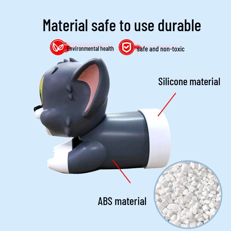 Winnie the Pooh Children's Faucet Extender: Silicone Hand Washing Tool with Movable Head