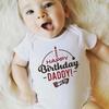 Happy Birthday Daddy! I Love You Baby Romper Infant Toddler Boys Girls One Piece