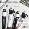 [TG835]Cute Teacup Cat Gel Pens 0.5mm Fun Animal Quick Dry Pen Creative Rotating Cat Pocket Pen For School & Office Use