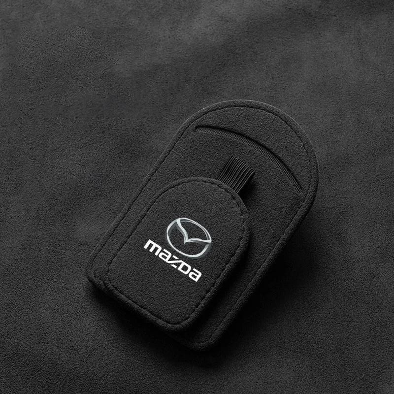 2025 Горячий Автомобильный Козырек Многофункциональная Сумка для Хранения Зажим для Очков для Mazda 3 6 RX8 RX7 Axela Atenza MX5 CX9 CX3 CX5 CX7 323 626