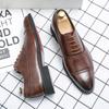 Fashion Men's Brogues Shoes Business Men Leather Shoes Casual Oxfords Shoes For Men