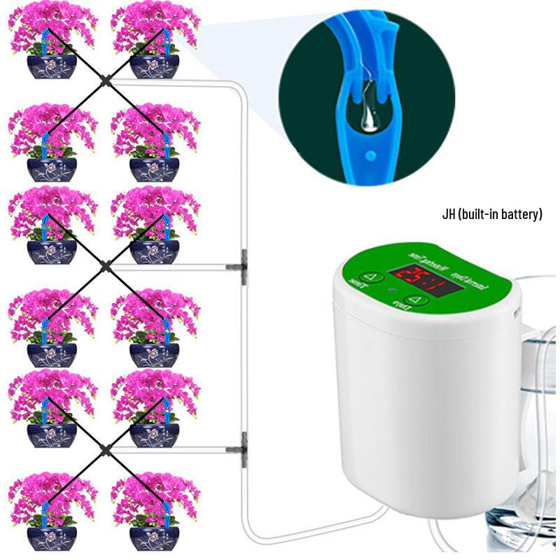 Умный таймер полива на солнечной энергии: Автоматический дождеватель для растений на один месяц