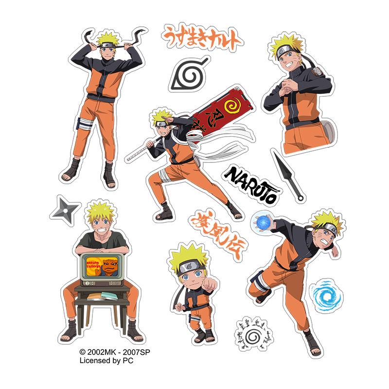 Водонепроницаемые многоразовые наклейки Naruto Акацуки и Какаши - Оригинальный товар