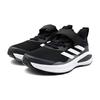 Adidas FortaRun J Black White Детские кроссовки Core-Black Обувь-Белый Темно-Серый GZ1824