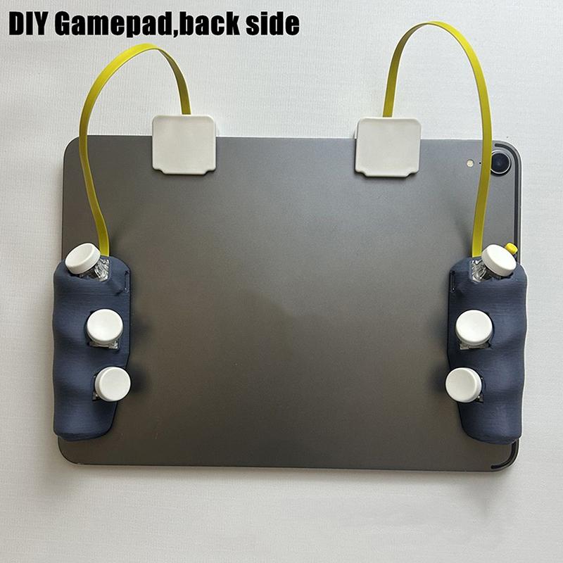 DIY 3D Геймпад для планшета Ручка для игры на планшете 6 кнопок Пульсирующая непрерывная стрельба Для Pubg Геймпад для планшета