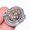 Picasso Jasper Handmade 925 Sterling Silver Jewelry Ring Size 7 G8J76