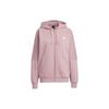Striped Logo Patch Hooded Long Sleeve Jacket Women Jacket Magic-Purple Pink HM2811