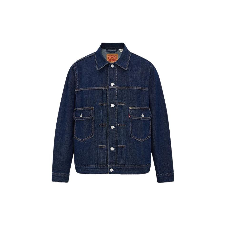 Джинсовая куртка Levis Vintage однобортная свободного кроя унисекс куртки A7632-0000