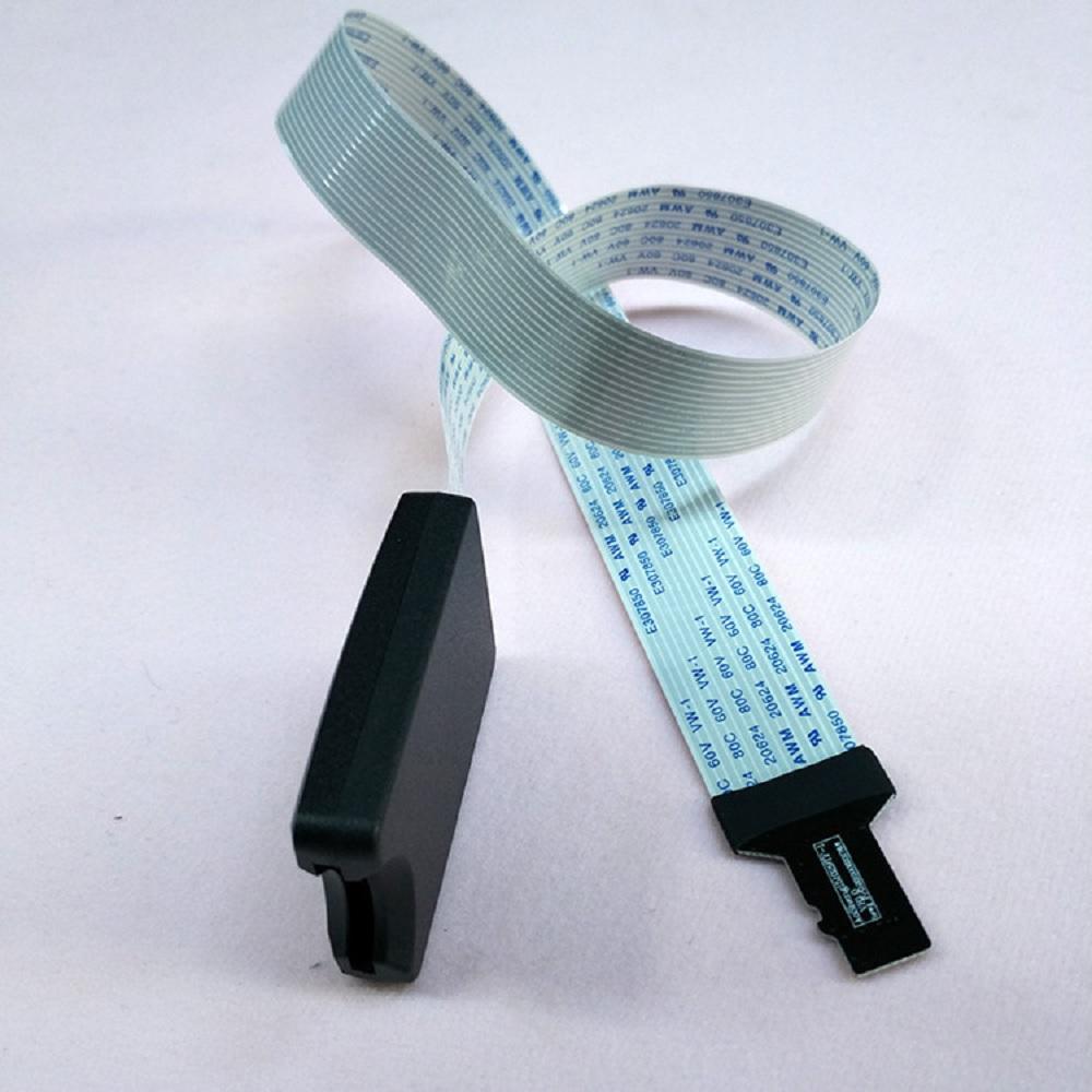 1 X Micro SD Card Extension Cable TF To SD Adapter TF2SD Flexible Extender 48cm