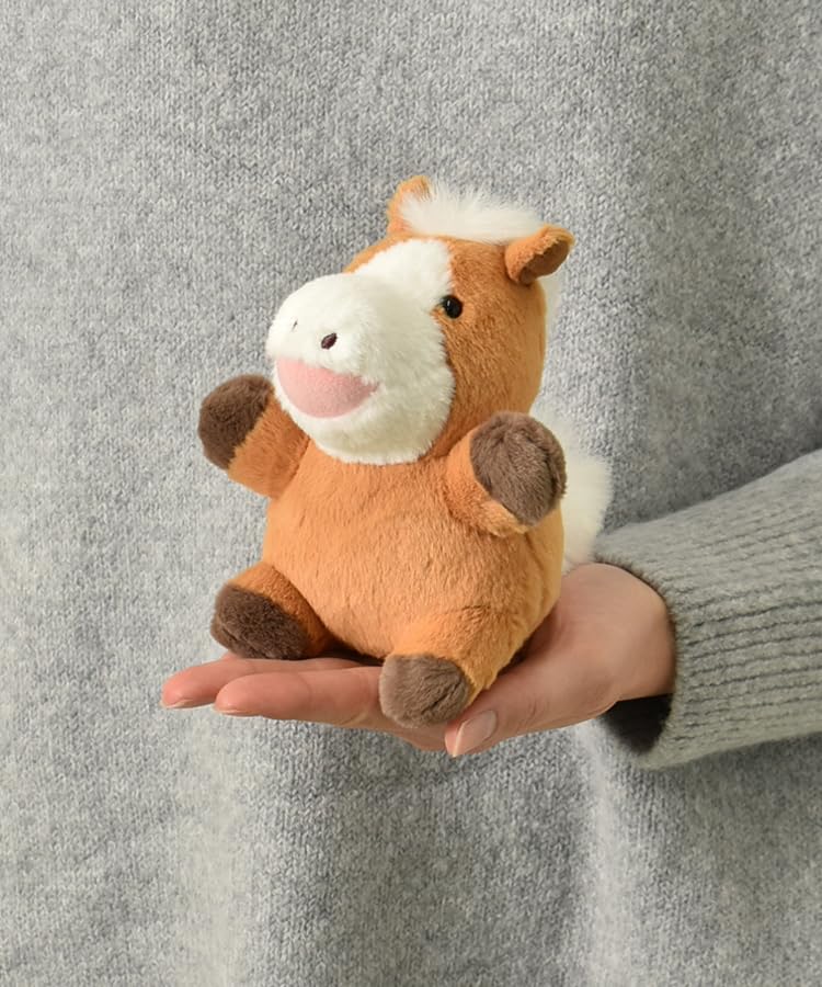Плюшевая игрушка «Лошадь Поча» из Зодиака от Naito Design Institute, Коричневая, 2026, Год Лошади, Новый год, Эра Рэйва 8