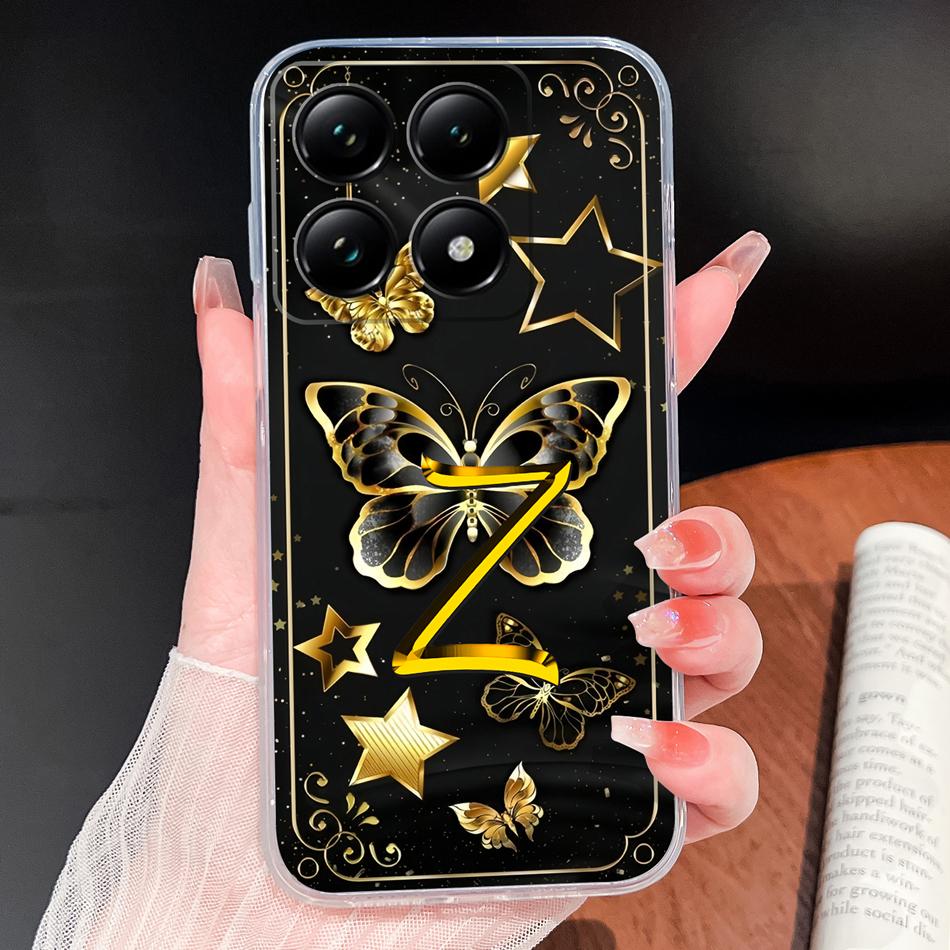 Чехол для телефона Xiaomi 14T Pro / Xiaomi 15T Pro, чехлы для телефона с мечтательными цветными буквами, прозрачные чехлы для телефона для Xiaomi 15 T, мягкий силикон, Funda