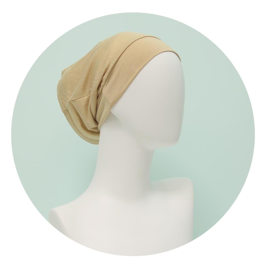 Solid Color Modal Bandage Cap Headscarf