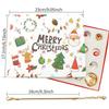 Gold Christmas Countdown Calendar: DIY Jewelry Set Gift