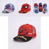 Kids Spider Man Mesh Baseball Hat With Sun Protection And Wind Resistance For Casual Wear