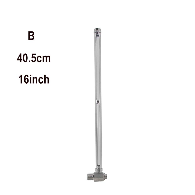 Смотровое стекло 11" /16"/20" с адаптером - 1/2" NPT, высокотемпературные силиконовые прокладки пищевого качества, кварцевая трубка, смотровой кран для домашнего пивоваренного котла/кега
