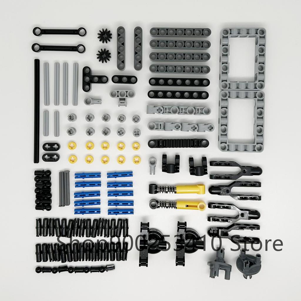 Высокотехнологичные технические детали Штифт Балка Подъемный рычаг Ось Соединитель Панель Шестерня Автомобиль Мотоцикл Строительные блоки Кирпичики Технологический набор Игрушки