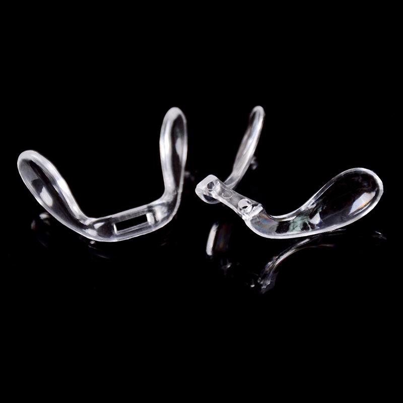 2Pcs Pvc Plastic Anti-Slip Stick On Nose Pads Eyeglass Sunglasses Eye Glasses