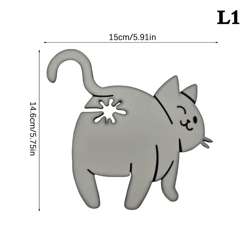 Смешная клипса для хлеба в виде кошачьей попки, 3D-печать, зажим для пакета, держатель для пакета, новинка, кухонный гаджет для любителей кошек, хранение продуктов, домашний декор, 1/2/3 шт.