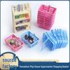 Миниатюрная корзинка для покупок из супермаркета - Игрушка, аксессуар для кукол для ролевых игр детей