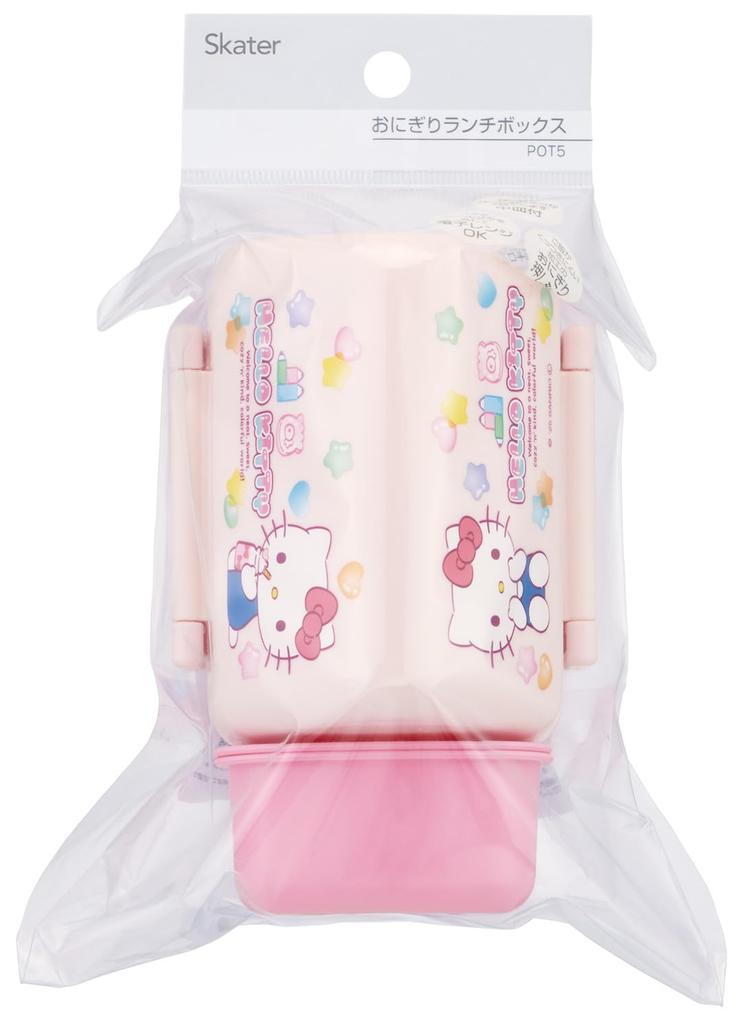 Skater Lunch Box Made in Japan Sanrio Hello Kitty Marshmallow (Onigiri/Rice Ball) - - POT5-A