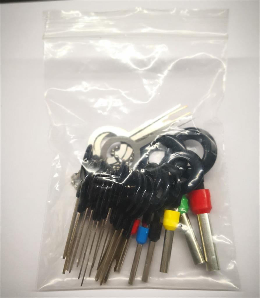 21Pcs Motorcycle Scooter Terminal Removal Electrical Wiring Crimp Pin Extractor