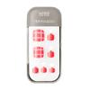 Kiss New York Sticky Gel Pedi Tip Press & Go Summer Pedi Set, Gingham Peach, 1 Set