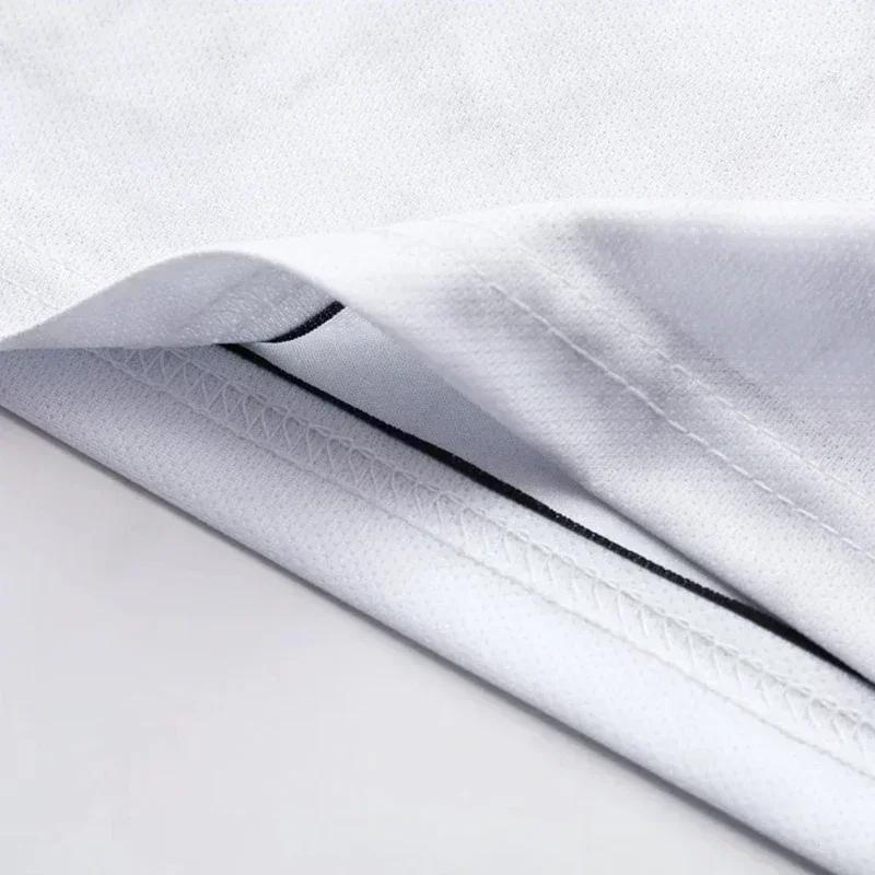 Мужская быстросохнущая фитнес-полиэстеровая футболка Топ Одежда Акула Удобная Дышащая Спортивная Фитнес-одежда Футболки Мужские