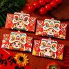 4pcs Cartoon New Year Money Envelope Paper Craft Red Packet Chinese New Year