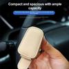 PU Leather Sun Visor Glasses Clip Anti-scratch Ticket Card Clamp  Auto Interior Accessories