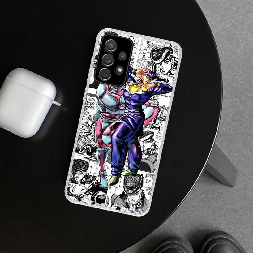 Чехол для телефона JoJo Adventure Хигашиката Джоске для Samsung Galaxy A12 A22 A32 A52 A72 A02S A51 A50S A31 A20S A10S Note 20 Ul