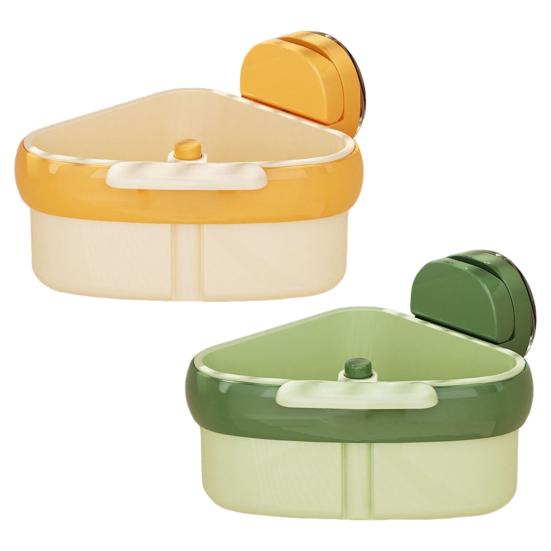 4Pcs Sink Strainer Basket Hanging Sink Strainer Triangular Faucet Sponge Storage Rack Corner Sink Trash Catcher for Food Waste