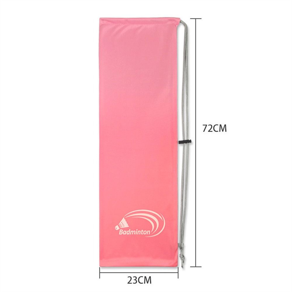 Фланелевый чехол для хранения бадминтона, карман на шнурке, защитный чехол для теннисной ракетки