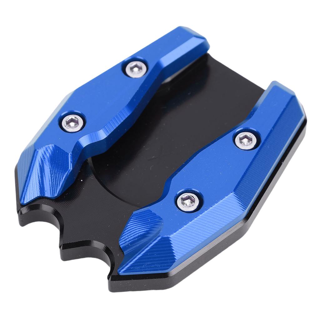Motorcycle Kickstand Extender Pad Enlarger CNC Aluminum Alloy Anti Skid Side Stand Extension Plate Pad Replacement for