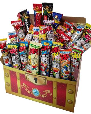 Umaibo Total 40 Ассортимент Набор Премиум Umaibo Dagashi Pikichemo Treasure Box Подарочный Приз Рождество (царство)