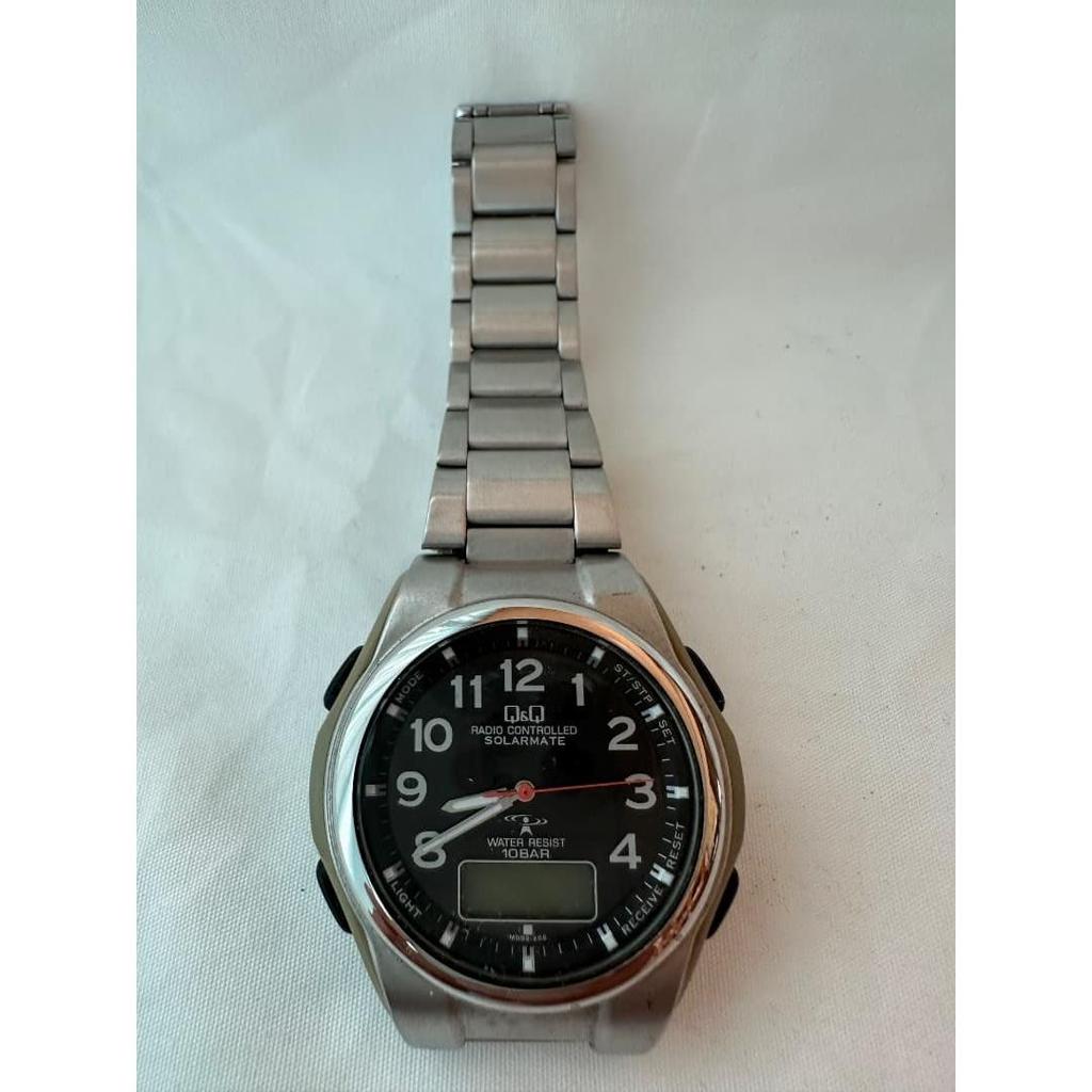 Б/у часы Citizen Q&Q Solar Radio SOLARMATE MD02-205
